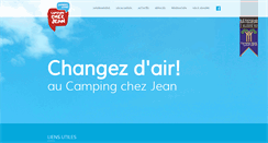 Desktop Screenshot of campingchezjean.com